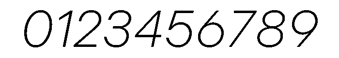 Indivisible Light Italic Font OTHER CHARS