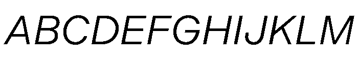 Indivisible Regular Italic Font UPPERCASE