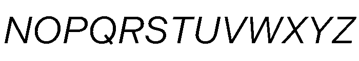 Indivisible Regular Italic Font UPPERCASE