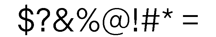 Indivisible Regular Font OTHER CHARS