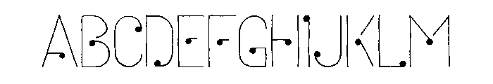 Inked Balterm Regular Font UPPERCASE