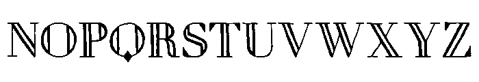 Inked Classic Regular Font UPPERCASE