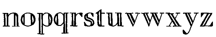 Inked Classic Regular Font LOWERCASE
