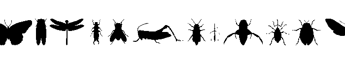 Insectile Solid Font UPPERCASE