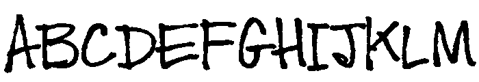 Instructor Regular Font UPPERCASE