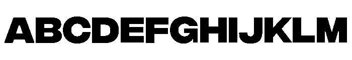 Integral Bold Font UPPERCASE