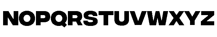 Integral Bold Font UPPERCASE