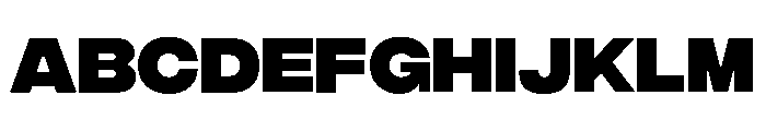 Integral Extra Bold Font UPPERCASE