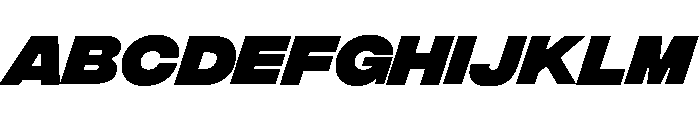 Integral Heavy Oblique FONT