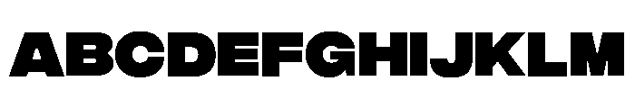 Integral Heavy Font UPPERCASE