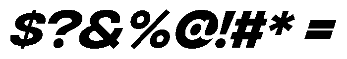 Integral Medium Oblique Font OTHER CHARS