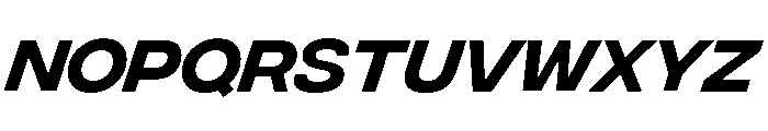 Integral Medium Oblique Font UPPERCASE
