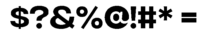 Integral Regular Font OTHER CHARS