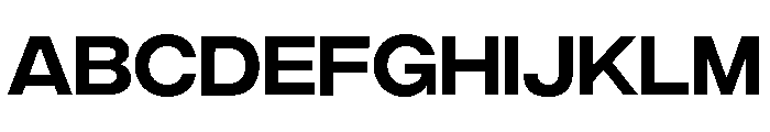 Integral Regular Font UPPERCASE