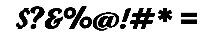 Intermingle Black Font OTHER CHARS