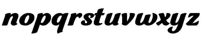 Intermingle Black Font LOWERCASE