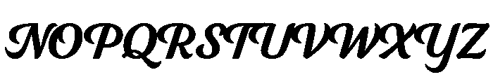 Intermingle Bold Font UPPERCASE
