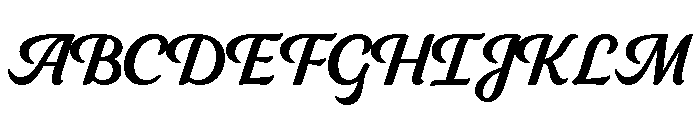 Intermingle Regular Font UPPERCASE