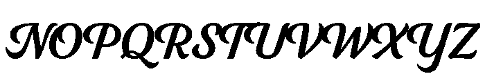 Intermingle Regular Font UPPERCASE