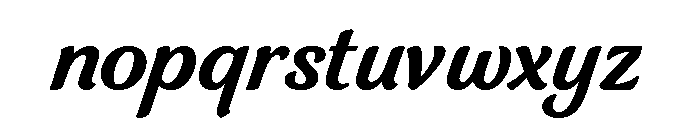 Intermingle Regular Font LOWERCASE