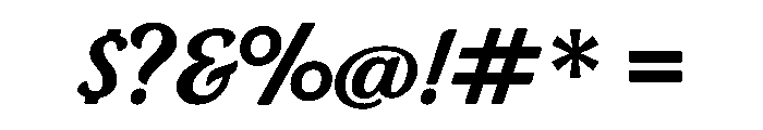 Intermingle Font OTHER CHARS