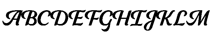 Intermingle Font UPPERCASE