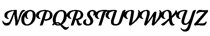 Intermingle Font UPPERCASE