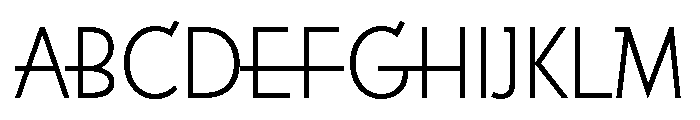 Inverness Light Font UPPERCASE