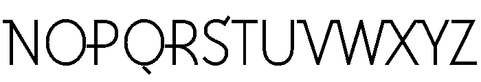 Inverness Light Font UPPERCASE