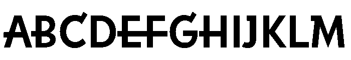 Inverness Medium Font UPPERCASE