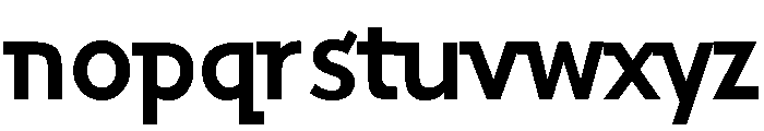 Inverness Medium Font LOWERCASE