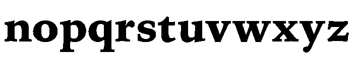 Iowan Old Style Heavy Font LOWERCASE