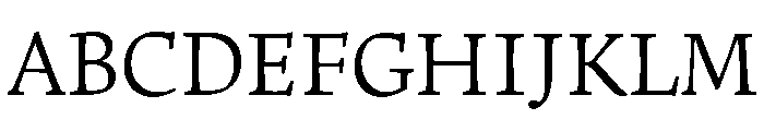 Iowan Old Style Light Font UPPERCASE