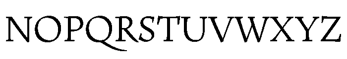 Iowan Old Style Light Font UPPERCASE