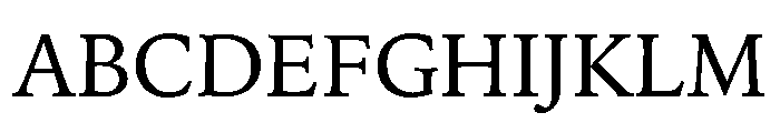 Iowan Old Style Regular Font UPPERCASE