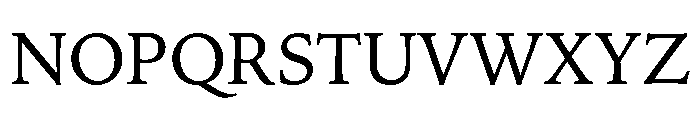 Iowan Old Style Regular Font UPPERCASE