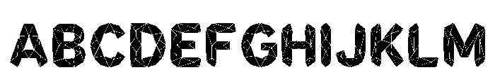 Ionel Regular Font UPPERCASE