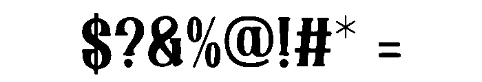 Ionicara Slab Font OTHER CHARS