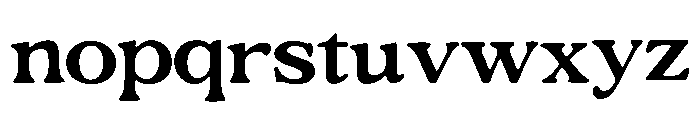 Iowa Font LOWERCASE
