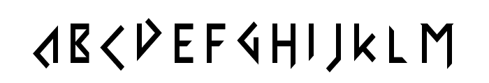 IomanoidFront-Regular Font LOWERCASE