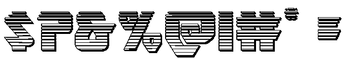 Ion Cannon Chrome Font OTHER CHARS