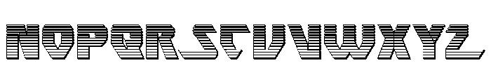 Ion Cannon Chrome Font UPPERCASE
