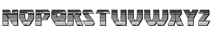 Ion Cannon Chrome Font LOWERCASE