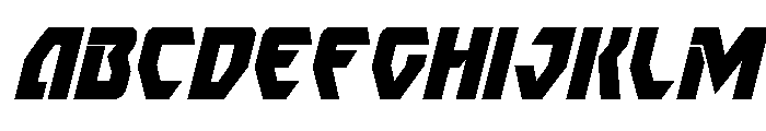 Ion Cannon Condensed Italic FONT