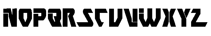 Ion Cannon Condensed Font UPPERCASE