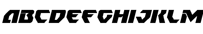 Ion Cannon Expanded Italic FONT