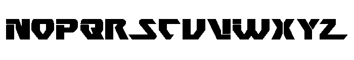 Ion Cannon Expanded Font UPPERCASE