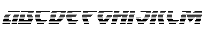 Ion Cannon Gradient Italic FONT