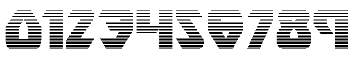 Ion Cannon Gradient Font OTHER CHARS
