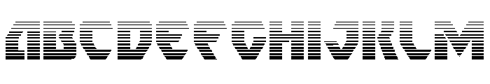 Ion Cannon Gradient FONT